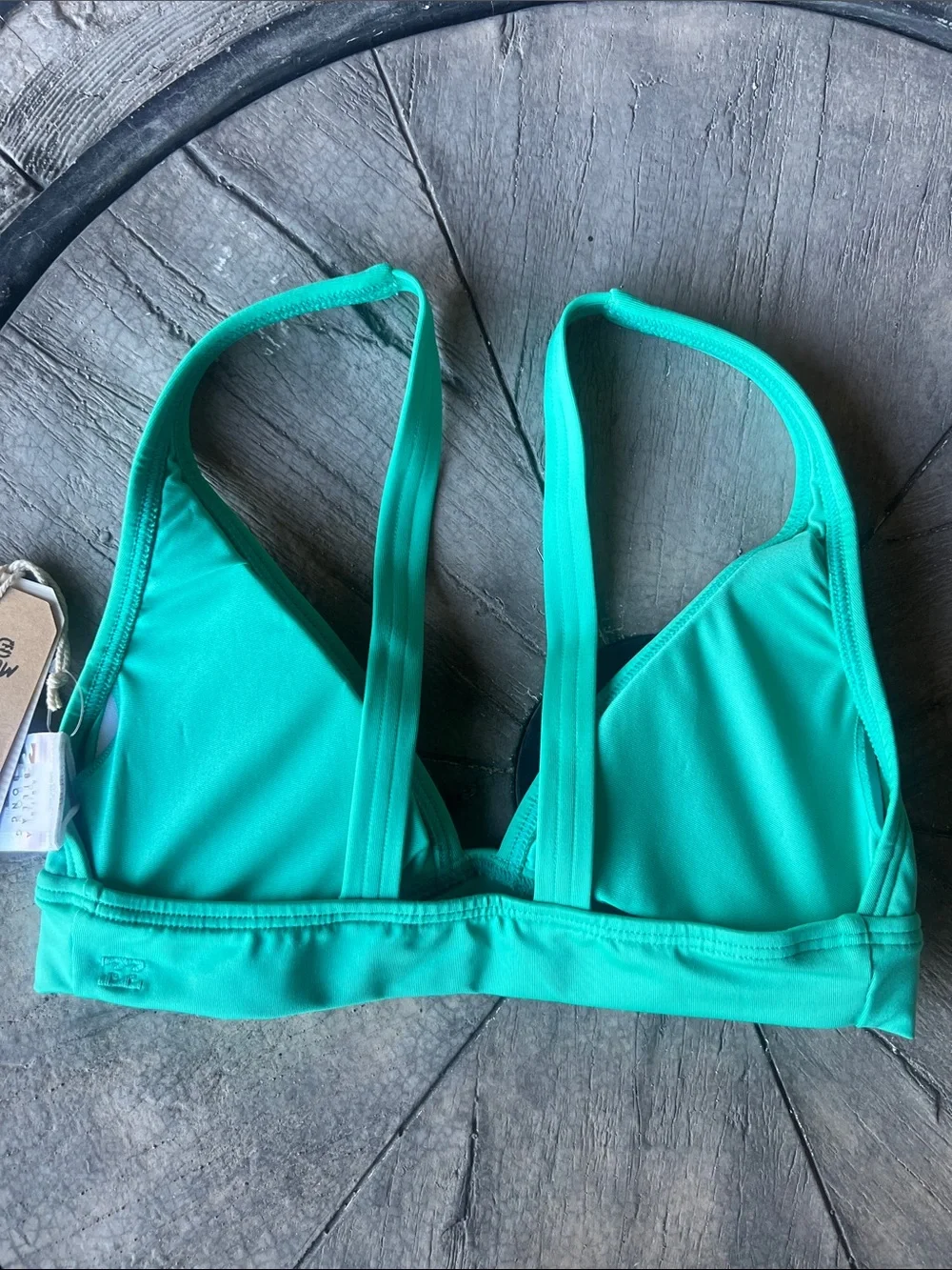 Billabong Teal Triangle Bralette XS/6. B46